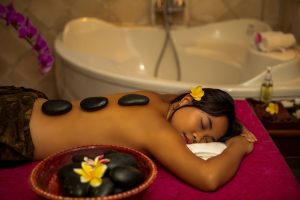 Hot stone massage
